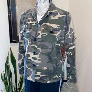 Velvet Heart Camo Shirt Jacket